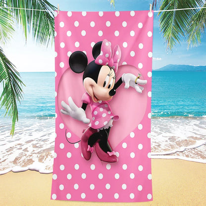 Asciugamano per bambine con immagini cartone animato “Minnie”.  Varie immagini misure a scelta.