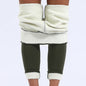 Leggins da donna invernali con imbottitura in pile. Sportivi/casual.