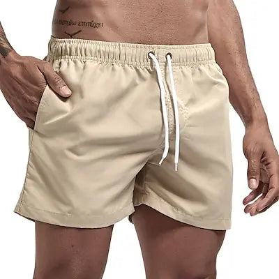 Costume Da Bagno Da Uomo Stile a Pantaloncino con Tasche. Colori Vivaci. e Design Moderno, Traspirante e Robusto.