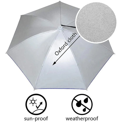 Ombrello/Cappello da pioggia portatile. Protezione UV.