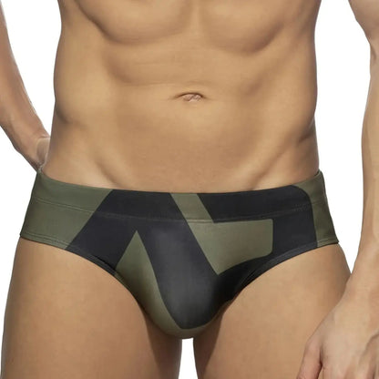 Costume Da Bagno “slip” Da Uomo. Design Moderno, Traspirante e Durevole, Colorato.