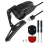Tergicristallo universale impermeabile per casco in ABS, ricaricabile da 1200 mAh, compatibile con la maggior parte delle visiere.