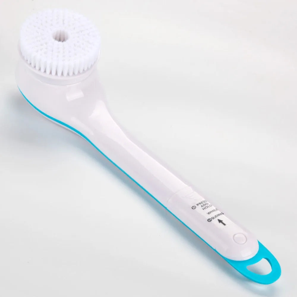 Spazzola elettrica bagno e doccia 5 in 1 per massaggio, pulizia della schiena e del corpo.