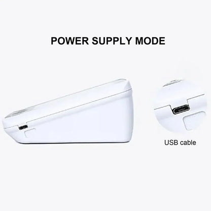 Misuratore di Pressione Portatile da Braccio con Display Digitale e USB-C.
