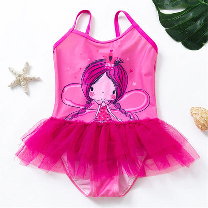 Costume Da Bagno “Monochini” da Bambina. Design Moderno, in Tante Colorazioni, Comodo, Traspirante.