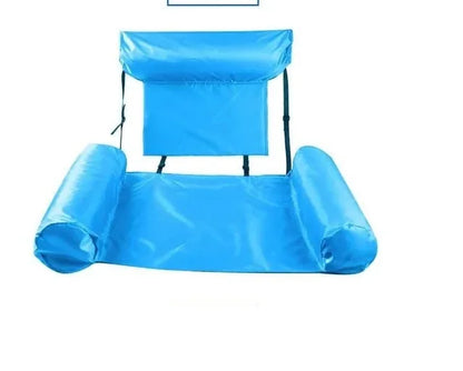 Materassino “sedia” mare-piscina, gonfiabile. Robusta e leggera, in vari colori, per un relax a 360°.