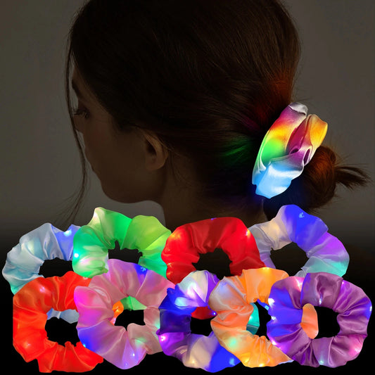 Elastico per capelli a LED Illuminante. Dai un tocco di vivacità ai tuoi capelli, fatti notare.