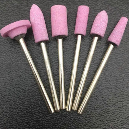 Punte per unghie in pietra di ceramica, Set 100 frese per trapano “nail art”. Essenziali per manicure/pedicure, cura delle unghie.