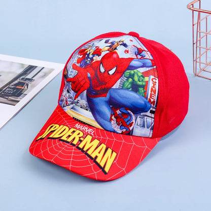Cappello primavera/estate per bambino/a con immagini a scelta cartoni animati. Protezione a 360° in cotone traspirante.