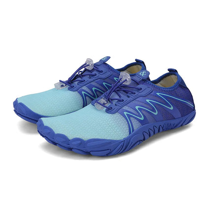 Scarpe da ginnastica unisex per adulti e bambini. Ideali per podismo, fitness, sport e uso in acqua.