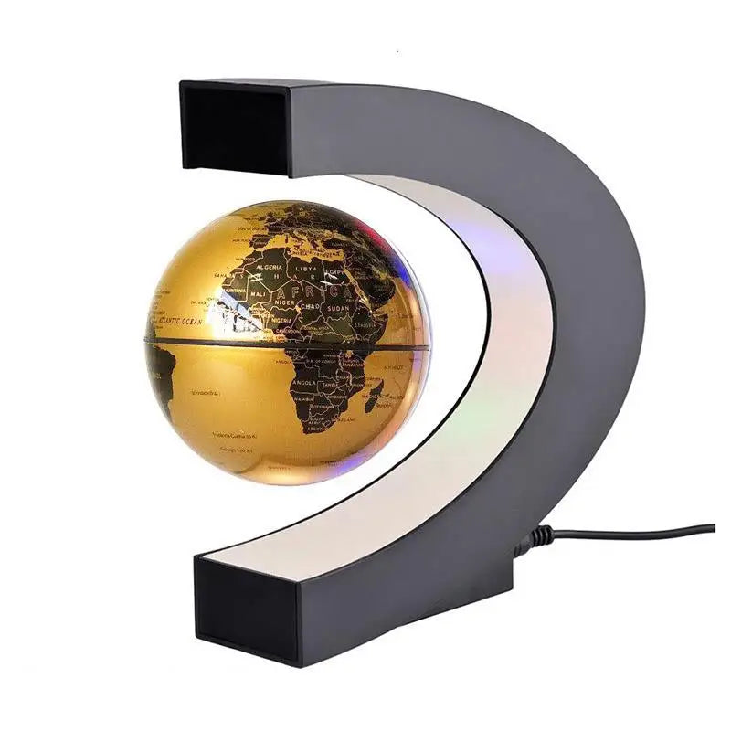 Globo galleggiante a levitazione magnetica LED Mappa del mondo con luce led.