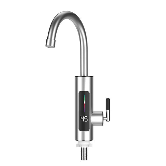 Rubinetto scaldabagno  istantaneo elettrico 3000w in acciaio inossidabile.