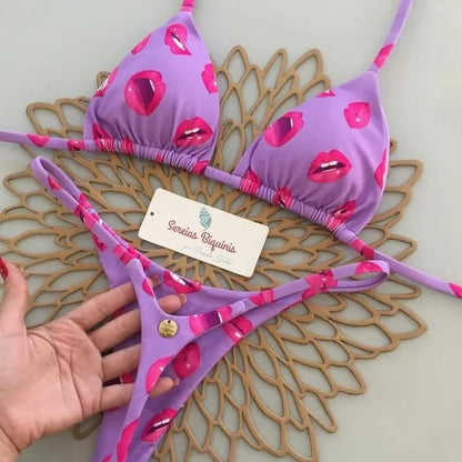 Costume Da Bagno da Donna. Set 2 pezzi con cinturino regolabile, morbido, di alta qualità, asciugatura rapida, non si restringe.