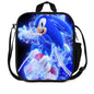 Zaino-borsa-astuccio immagini 3D  cartone animato “Sonic”, in nylon poliestere.  Spazioso e alla Moda, Perfetto per Scuola, Viaggi e Tempo Libero.