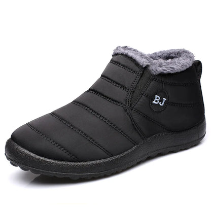 Scarpe a stivaletto, uomo/donna autunno/inverno con suola extra morbida. Casual, impermeabile foderate in morbido e caldo in peluche.