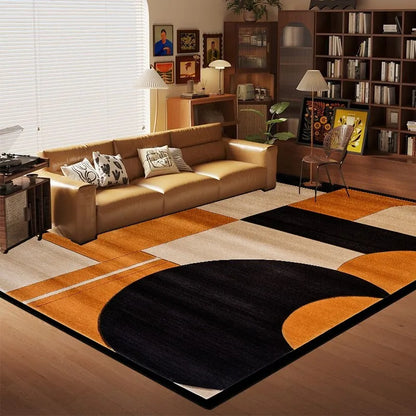 Tappeto decorativo in flanella da pavimento con motivo geometrico vivace, 8 dimensioni, 10 motivi/immagini.