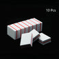 Carta vetrata per Manicure, grana 100/180. Set da 10-25 o 50 pezzi Mini buffer per nail art professionale.