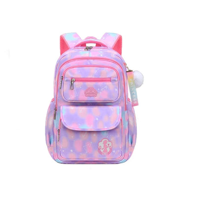 Zaino per bambina in nylon poliestere.  Spazioso e alla Moda, Perfetto per Scuola, Viaggi e Tempo Libero.