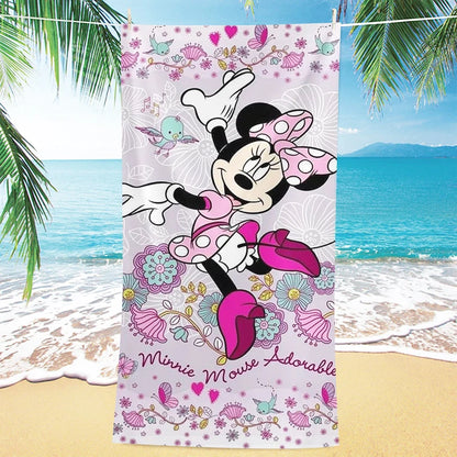Asciugamano per bambine con immagini cartone animato “Minnie”.  Varie immagini misure a scelta.