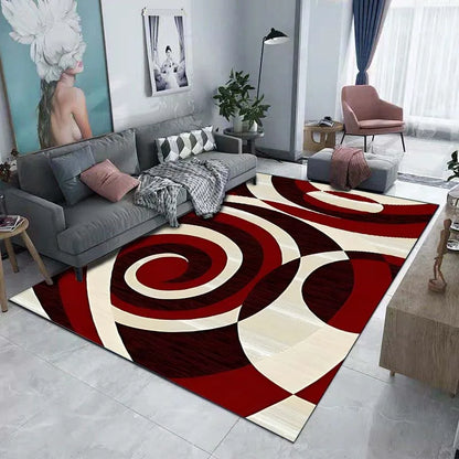 Tappeto decorativo da pavimento con motivo geometrico scuro 5 dimensioni, 17 motivi/immagini.