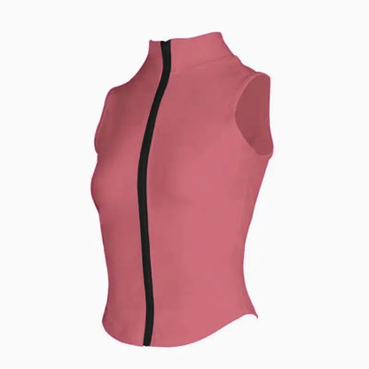 Top/T-shirt sportiva/casual, senza manica, per donna. Cinque colori e misura a scelta.