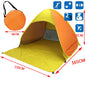 Tenda da spiaggia/campeggio apertura rapida “automatica”. Protezione dal sole UPF50+, impermeabile, robusta con doppio avvolgimento.