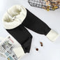 Leggins da donna invernali con imbottitura in pile. Sportivi/casual.