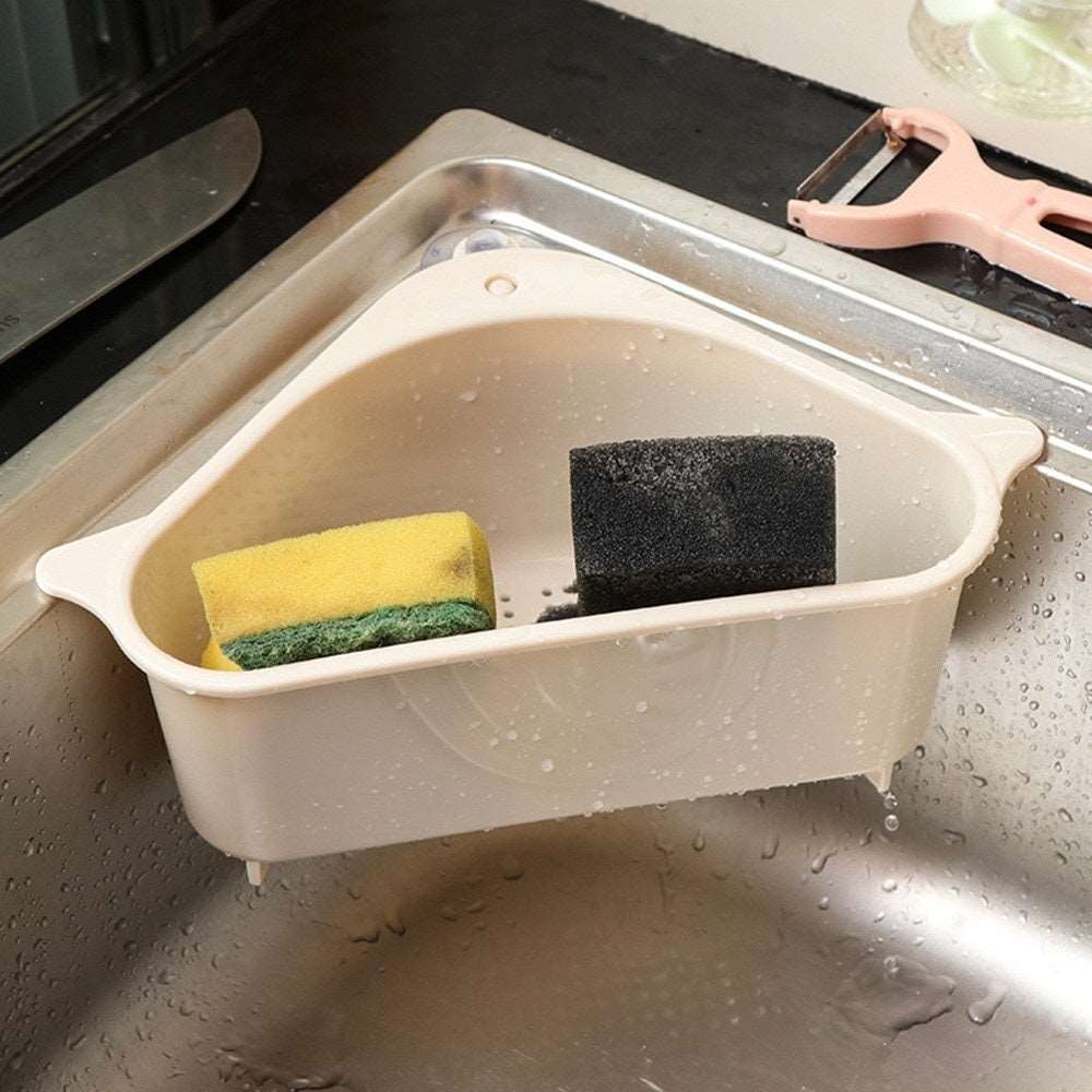 Cestino filtro per lavello da cucina. Filtraggio acqua da residui di cibo.  Scola-acqua appeso con ventosa per lavare le verdure, frutta, cibo in generale.