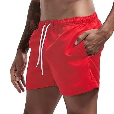 Costume Da Bagno Da Uomo Stile a Pantaloncino con Tasche. Colori Vivaci. e Design Moderno, Traspirante e Robusto.