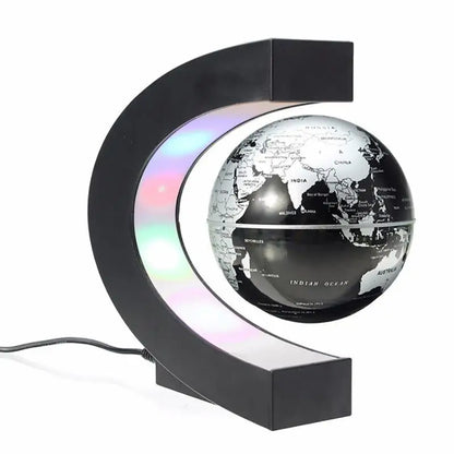 Globo galleggiante a levitazione magnetica LED Mappa del mondo con luce led.