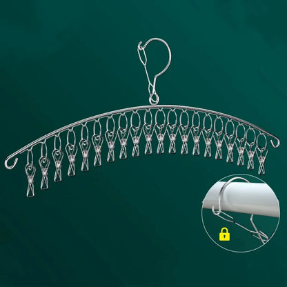 Appendiabiti in acciaio inossidabile, salvaspazio, 2 misure disponibili.