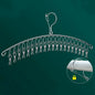 Appendiabiti in acciaio inossidabile, salvaspazio, 2 misure disponibili.