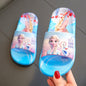 Ciabatte estive per bambine, con immagini 3D cartoni animati "Frozen". Antiscivolo, scelta ideale per comfort, leggerezza e praticità.