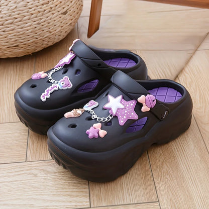Ciabatte estive per bambina/ragazza, a tacco medio-alto. Antiscivolo e ideale per comfort, leggerezza e traspirabilità.