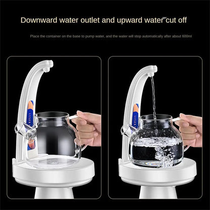 Pompa distributore elettrico d'acqua per boccione da cucina, da ufficio, per esterno.