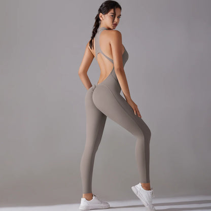 Tuta/body con top senza maniche sportivo/casual da donna, 14 colorazioni a scelta, misura dalla S alla XL.