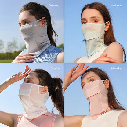 Maschera estiva sottile  per protezione solare. Traspirante, lavabile, protezione UV.