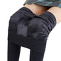 Calze/Calzamaia da donna invernali con imbottitura in pile. Otto colori a scelta, misura dalla S alla 3XL.
