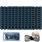 "Fascia adesiva" per massaggiatore portatile EMS per collo, per spalle, vita e gambe. Kit con fascia, elettrodi e telecomando.