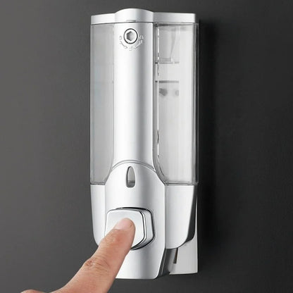 Dispenser per sapone con montaggio a parete per bagno, per doccia, cucina. 350 ml.