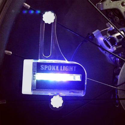 Luci per ruote della bici. Ricaricabili tramite USB per alta visibilità. Pedala in sicurezza e con stile.