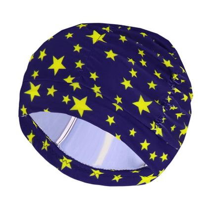 Cuffia da nuoto per donna adulta e bambina.  In nylon elastico con design per capelli lunghi.