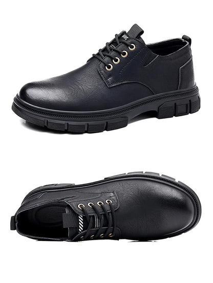 Scarpa da uomo, in pelle di alta qualità, impermeabile, traspirante, morbida e resistente.