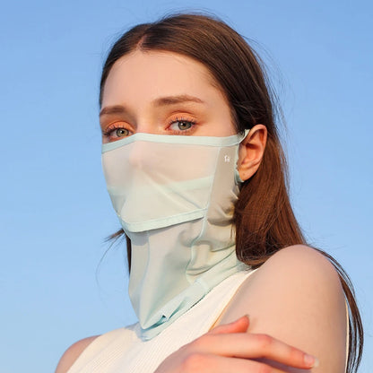 Maschera estiva sottile  per protezione solare. Traspirante, lavabile, protezione UV.