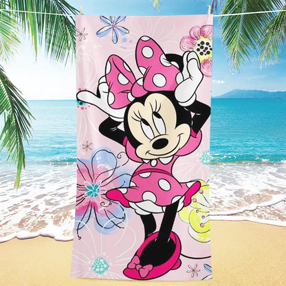 Asciugamano per bambine con immagini cartone animato “Minnie”.  Varie immagini misure a scelta.