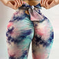 Pantaloni leggins vita alta da donna. Cinque taglie, cinque colori.
