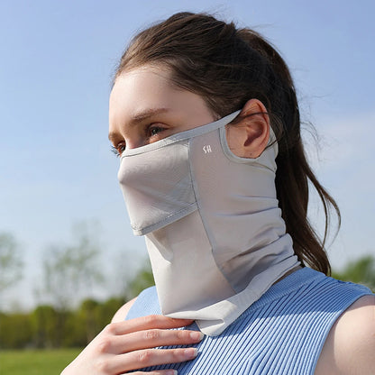 Maschera estiva sottile  per protezione solare. Traspirante, lavabile, protezione UV.