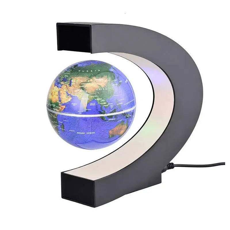 Globo galleggiante a levitazione magnetica LED Mappa del mondo con luce led.
