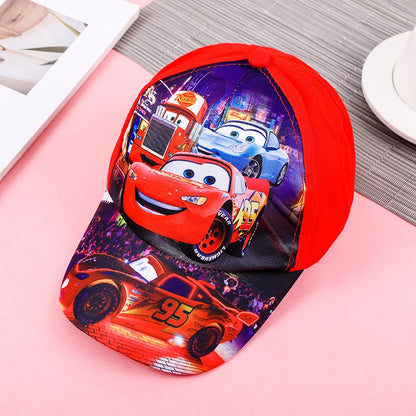 Cappello primavera/estate per bambino/a con immagini a scelta cartoni animati. Protezione a 360° in cotone traspirante.