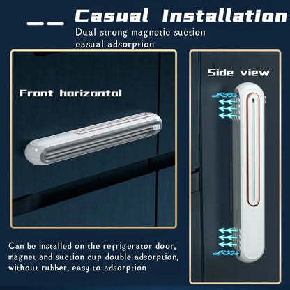Porta pellicola trasparente per alimenti. Contenitore per pellicola  trasparente con taglierina e magnete per montaggio.